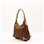 Bolsa Hobo Gucci Monogram Canvas Brown - vista 4