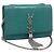 Autre Marque Saint Laurent Kate Chain Bag Leather Croco-Embossed Green Silver Auth 210206M - Jerrillo