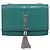 Autre Marque Saint Laurent Kate Chain Bag Leather Croco-Embossed Green Silver Auth 210206M - Jerrillo - vista 13
