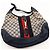 Borsa Hobo Gucci GG Canvas Pelle Navy Red - vista 6