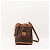 Céline Celine Monogram Bucket Bag Brown Leather