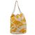 CHANEL Drawstring Chain Shoulder Bag Canvas Yellow Gold Tone CC Auth BA16485 - Jerrillo
