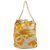 CHANEL Drawstring Chain Shoulder Bag Canvas Yellow Gold Tone CC Auth BA16485 - Jerrillo - vista 3