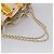CHANEL Drawstring Chain Shoulder Bag Canvas Yellow Gold Tone CC Auth BA16485 - Jerrillo - vista 7