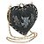 Christian Dior Chain Shoulder Bag Suede Black Gold Auth 208208M - Jerrillo