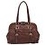 PRADA Tote Bag Cuero Marrón Plata Auth 211514V - Jerrillo - vista 13