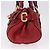 Chloé Chloe Paddington Hand Bag Leather Red Gold Tone Auth 211551V - Jerrillo - vista 3