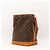 Louis Vuitton Monogram Noe Beuteltasche aus Leder Braun - Ansicht 2