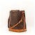 Louis Vuitton Monogram Noe Beuteltasche aus Leder Braun - Ansicht 4