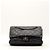 Bolsa de aba Chanel 2.55 em couro preto