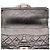 Bolsa de aba Chanel 2.55 em couro preto - vista 10