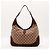 Bolsa Hobo Gucci Monogram Canvas Couro Brown - vista 3