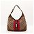 Gucci Hobo Bag Beige Monogram Canvas Leather