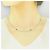 Autre Marque Collana in oro bianco e oro rosa Au750 con diamanti - vista 3