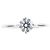 Autre Marque Niwaka Platin-Diamantring - Ansicht 2