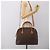 Céline CELINE Macadam Canvas Hand Bag PVC Leather 2way Brown Gold - vista 25
