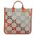 GUCCI GG Canvas Tote Bag Multicolor Orange 550763 - vista 13