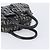 Christian Dior Trotter Canvas Double Saddle Hand Bag Black Silver - Ansicht 7