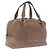 Céline CELINE Bolsa de mão em couro bege tom dourado