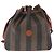 FENDI Pequin Canvas Shoulder Bag PVC Black Brown - view 13