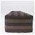 FENDI Pequin Canvas Shoulder Bag PVC Black Brown - view 5