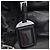 PRADA Vitellolux Tote Bag Leather Black Silver - vista 14