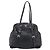 PRADA Vitellolux Tote Bag Leather Black Silver - vista 2
