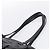 PRADA Vitellolux Tote Bag Leather Black Silver - vista 8