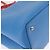 FENDI Petite 2Jours Hand Bag Leather 2way Blue Silver 8BH253 - vista 18