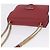 PRADA Chain Shoulder Bag Safiano leather Red Gold - vista 6