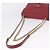PRADA Chain Shoulder Bag Safiano leather Red Gold - vista 7