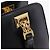 GUCCI Chain Hand Bag Leather Black Gold - vista 17