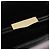 GUCCI Chain Hand Bag Leather Black Gold - vista 18