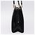 GUCCI Chain Hand Bag Leather Black Gold - vista 4