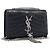 Autre Marque Saint Laurent Kate Chain Shoulder Bag Leather Black Silver