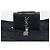 Autre Marque Saint Laurent Kate Chain Shoulder Bag Leather Black Silver - vista 29