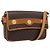Céline CELINE Macadam Canvas Shoulder Bag PVC Leather Brown Gold