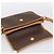 Céline CELINE Macadam Canvas Shoulder Bag PVC Leather Brown Gold - vista 16