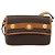 Céline CELINE Macadam Canvas Shoulder Bag PVC Leather Brown Gold - vista 2