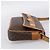 Céline CELINE Macadam Canvas Shoulder Bag PVC Leather Brown Gold - vista 5