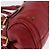 Chloé Sac à main Chloe Paddington en cuir rouge ton or - vue 16