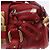 Chloé Sac à main Chloe Paddington en cuir rouge ton or - vue 22