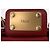 Chloé Sac à main Chloe Paddington en cuir rouge ton or - vue 23