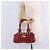 Chloé Sac à main Chloe Paddington en cuir rouge ton or - vue 30