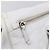 PRADA Tote Bag Leather White Silver - view 30