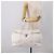 PRADA Tote Bag Leather White Silver - view 32