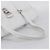 PRADA Tote Bag Leather White Silver - view 7