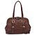 PRADA Tote Bag Leder Braun Silber - Ansicht 13
