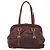 PRADA Tote Bag Leder Braun Silber - Ansicht 2