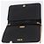 Christian Dior Chain Shoulder Bag Leather Black Gold - vista 15